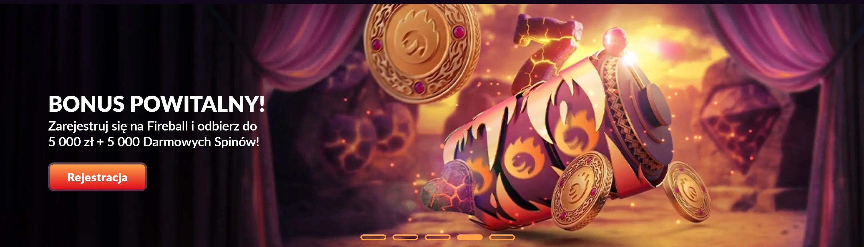 Fireball Casino – pakiet startowy